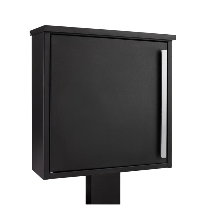 Modern External Lockable Free Standing Letterbox - Jackdaw