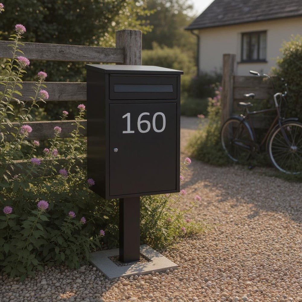 Free Standing Parcel & Post Box - Woodpecker with FR - 2 Stand - Letterbox Supermarket