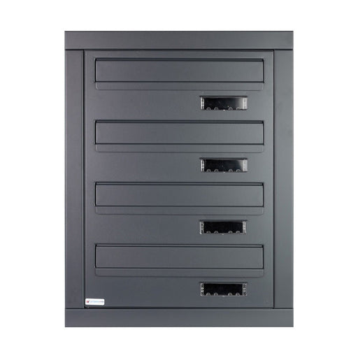 Post Box Multiple Rear Retrieval Urban Easy E6 - Letterbox Supermarket