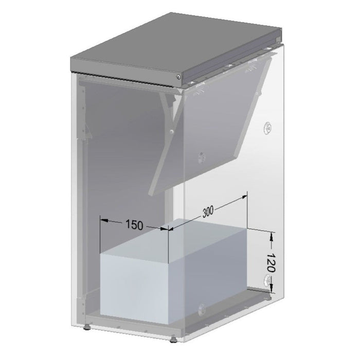 Wall Mounted Parcel Box for Home ParcelPod 1 - Letterbox Supermarket