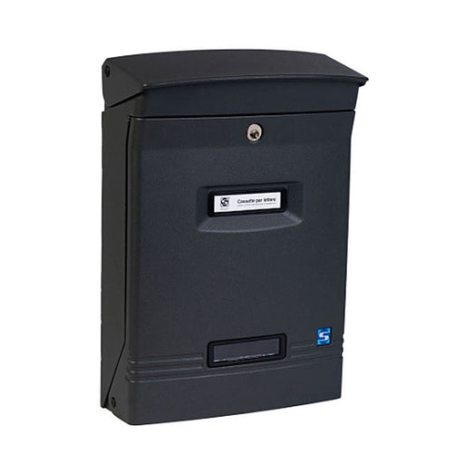 Wall Mounted Post Box Lockable Die-Cast Aluminium Moda Italiana Gioiosa - Letterbox Supermarket