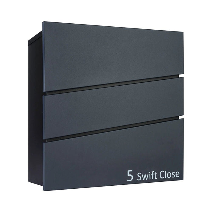 Wall Mounted Post Box Lockable Outdoor Swift - Letterbox Supermarket