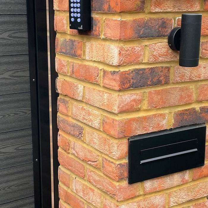 Built In Post Box Telescopic Powder Coated LDD-042 - Letterbox Supermarket