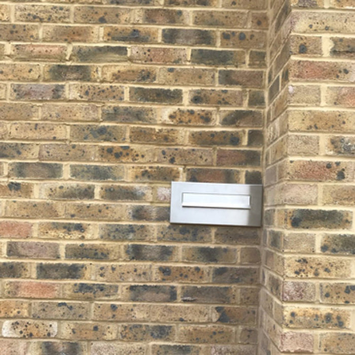 Built In Post Box Telescopic Stainless Steel LBD-042 - Letterbox Supermarket