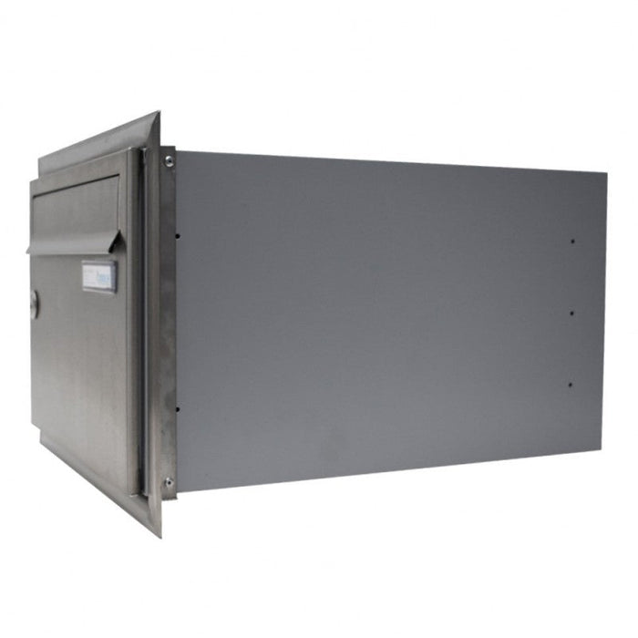 Front Access Recessed Mounted Letterbox with Stainless Steel Trim LBD-21 - Letterbox Supermarket