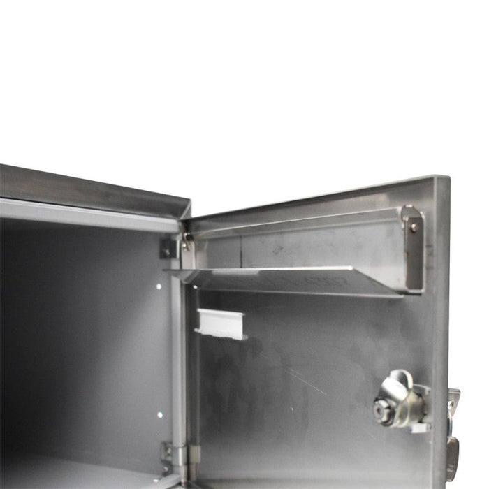 Front Access Recessed Mounted Letterbox with Stainless Steel Trim LBD-21 - Letterbox Supermarket