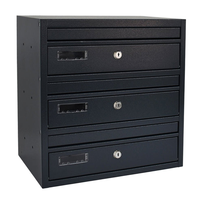 Letterboxes for Apartments Wall Mounted Anthracite Grey RAL 7016 E1 Urban Easy - Letterbox Supermarket
