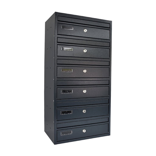 Letterboxes for Apartments Wall Mounted Anthracite Grey RAL 7016 E1 Urban Easy - Letterbox Supermarket