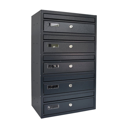 Letterboxes for Apartments Wall Mounted Anthracite Grey RAL 7016 E1 Urban Easy - Letterbox Supermarket