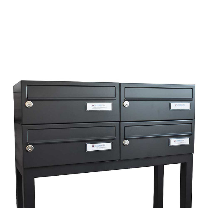 Letterboxes for Flats Lockable Free Standing Internal LBD-015 - Letterbox Supermarket