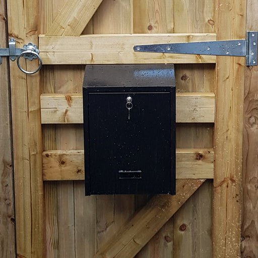Outdoor Post Box for Gates and Fence Mounting Rear Access Lockable W3-2 - Letterbox Supermarket