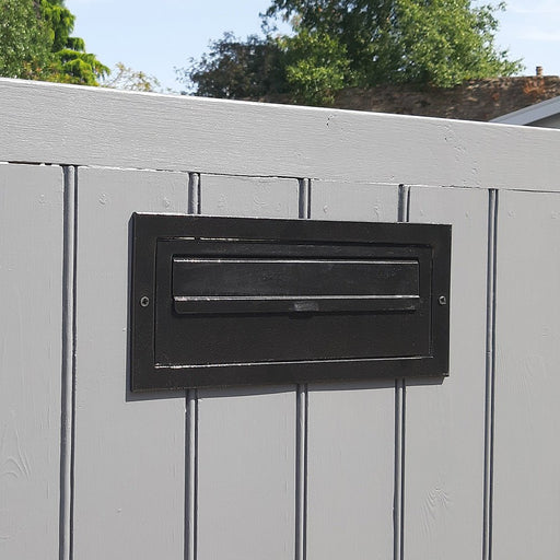Outdoor Post Box for Gates and Fence Mounting with Trim Rear Access W3-1 - Letterbox Supermarket