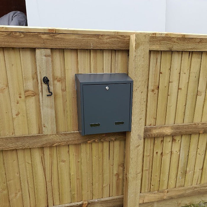 Outdoor Post Box for Gates and Fence Mounting with Trim Rear Access W3-3 - Letterbox Supermarket