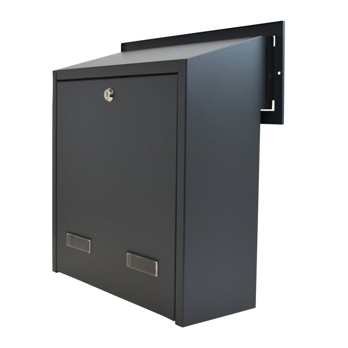Outdoor Post Box for Gates and Fence Mounting with Trim Rear Access W3-3 - Letterbox Supermarket