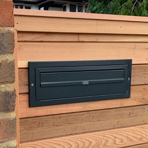 Outdoor Post Box for Gates and Fence Mounting with Trim Rear Access W3-4 - Letterbox Supermarket