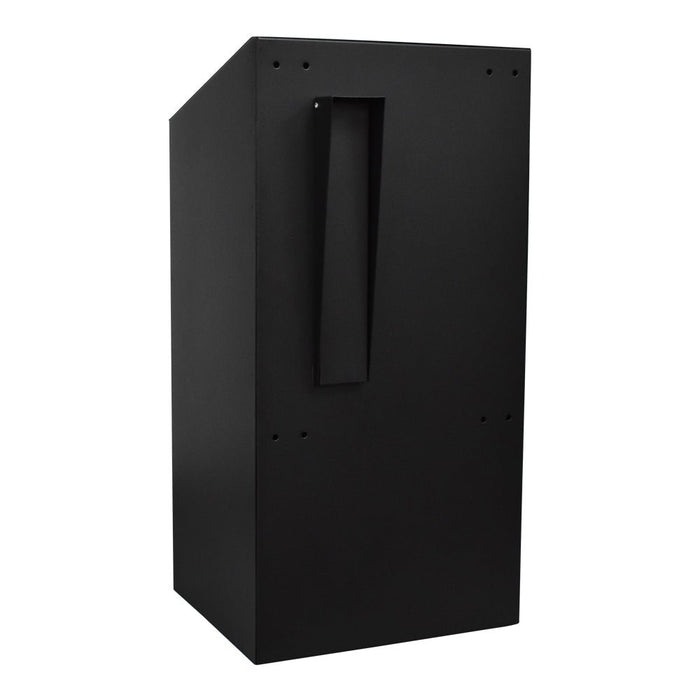 Outdoor Post Box Railing Vertical Mounted Rear Access W3-7 - Letterbox Supermarket