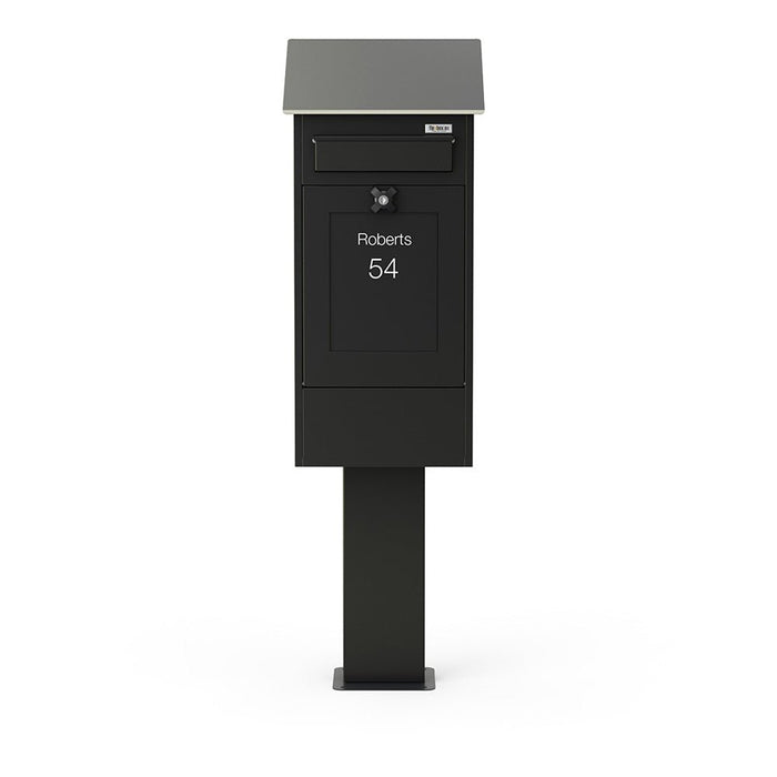 Outdoor Rear Retrieval Free Standing Post Box Gustaf - Letterbox Supermarket