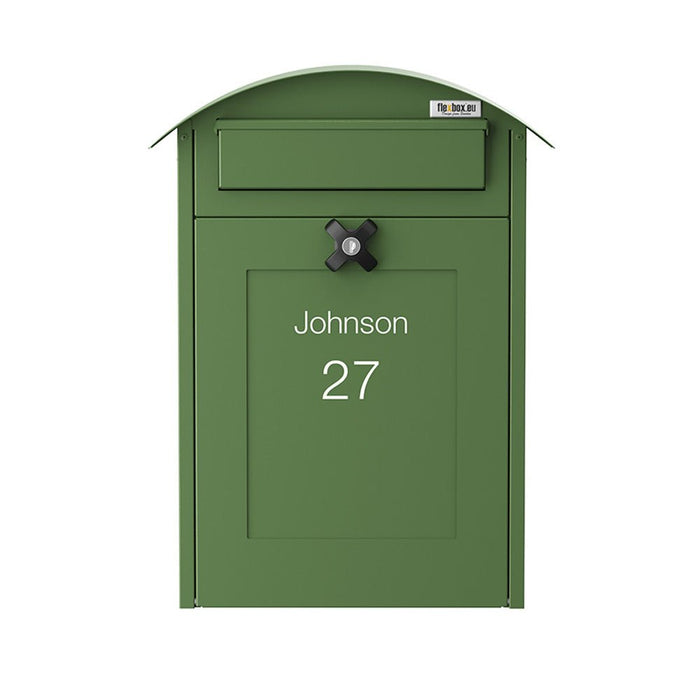 Outdoor Wall Mounted Post Box Albertina - Letterbox Supermarket