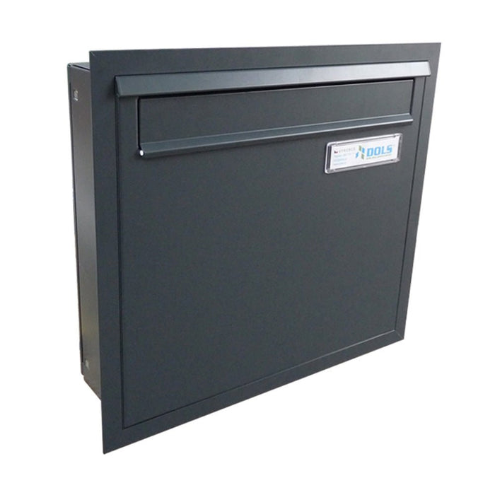 Rear Access Outdoor Post Box for Railings LAD-03 - Letterbox Supermarket