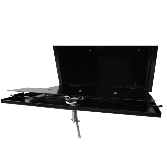 Through The Wall Parcel Box Stainless Steel Front with Integrated Letterbox for Single Brick Walls Sierra - Letterbox Supermarket