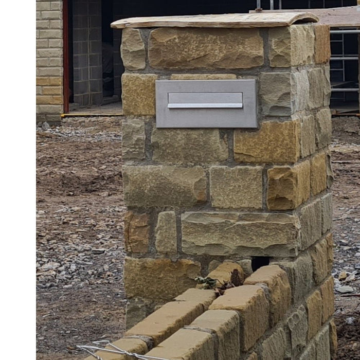 Through Wall Letter Chute Telescopic Stainless Steel LFD-041 - Letterbox Supermarket