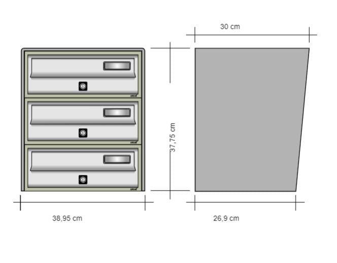 Tocco Di Italia Slim Wall Mounted Apartment Mailboxes - Letterbox Supermarket