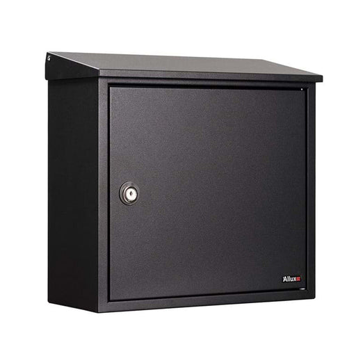 Wall Mounted Post Box Lockable Powder Coated Allux 400 - Letterbox Supermarket