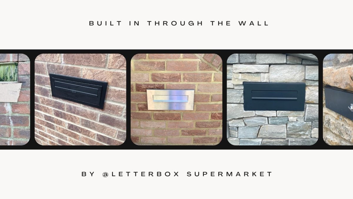 Internal Post Boxes Built In Post Box | Through Wall Letter Chute | Letterbox Supermarket ...