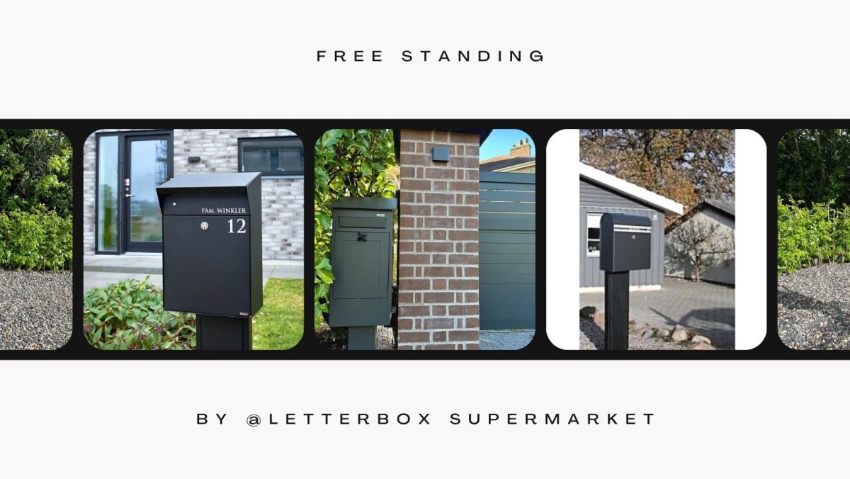 Free Standing Post Boxes - Letterbox Supermarket