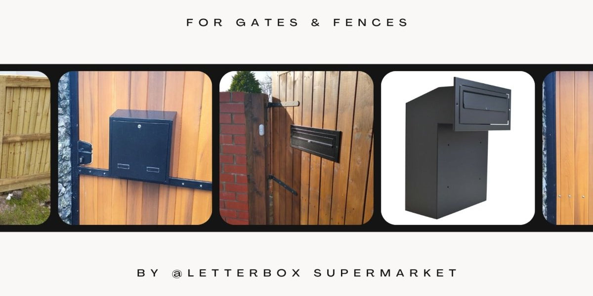 Outdoor Post Box for Gates & Fences — Letterbox Supermarket