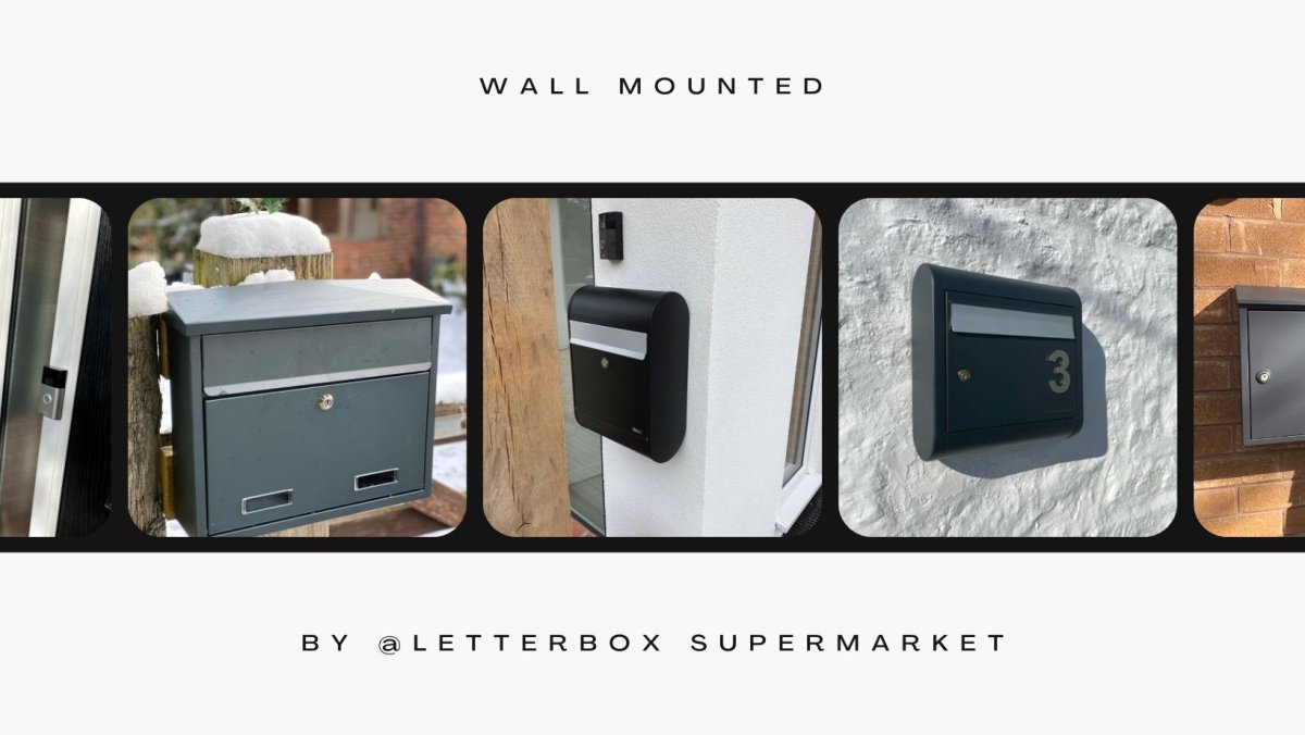 Wall Mounted Lockable Post Box - Letterbox Supermarket
