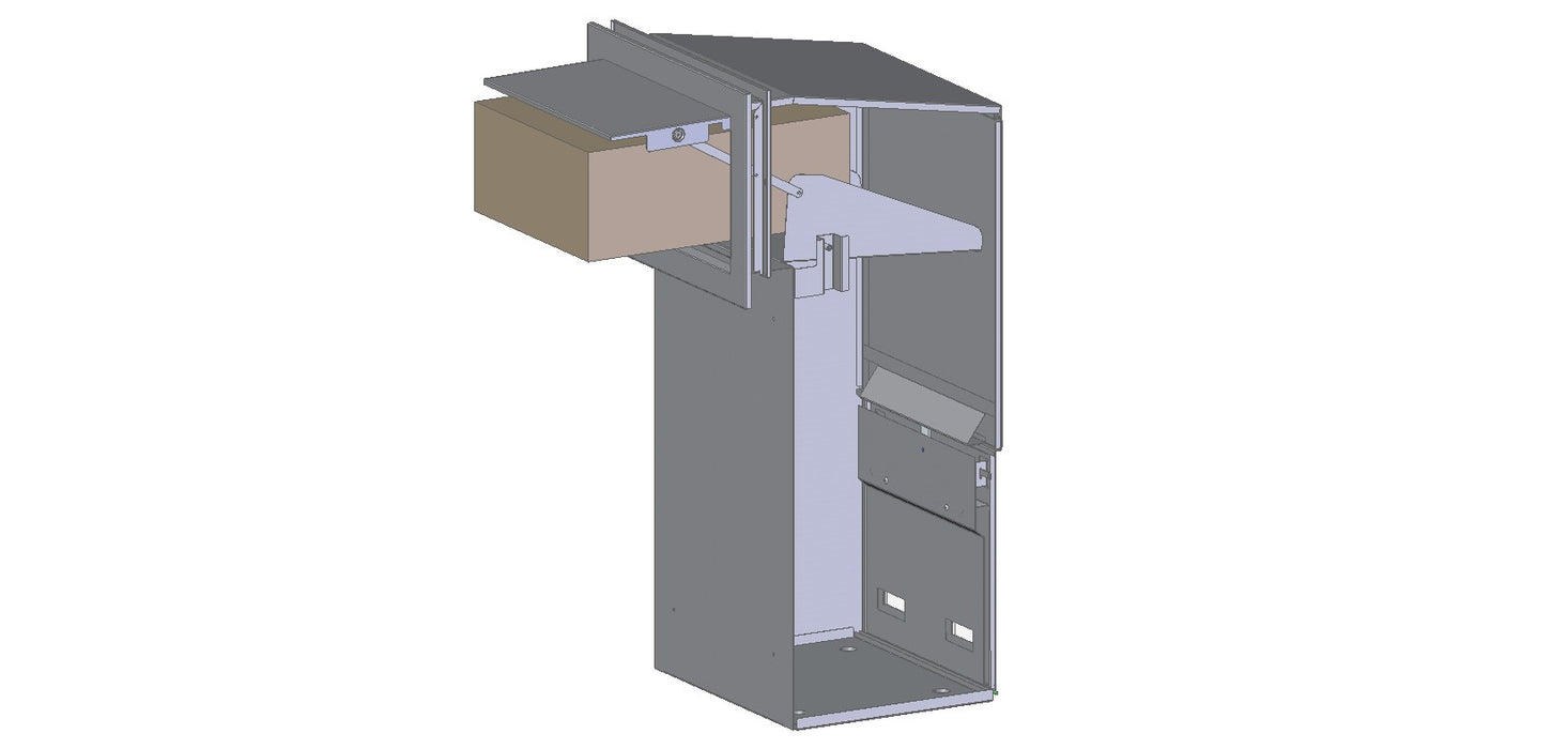 Sigma Paco VE2 - Rear Access Parcel Box for Gates and Fences