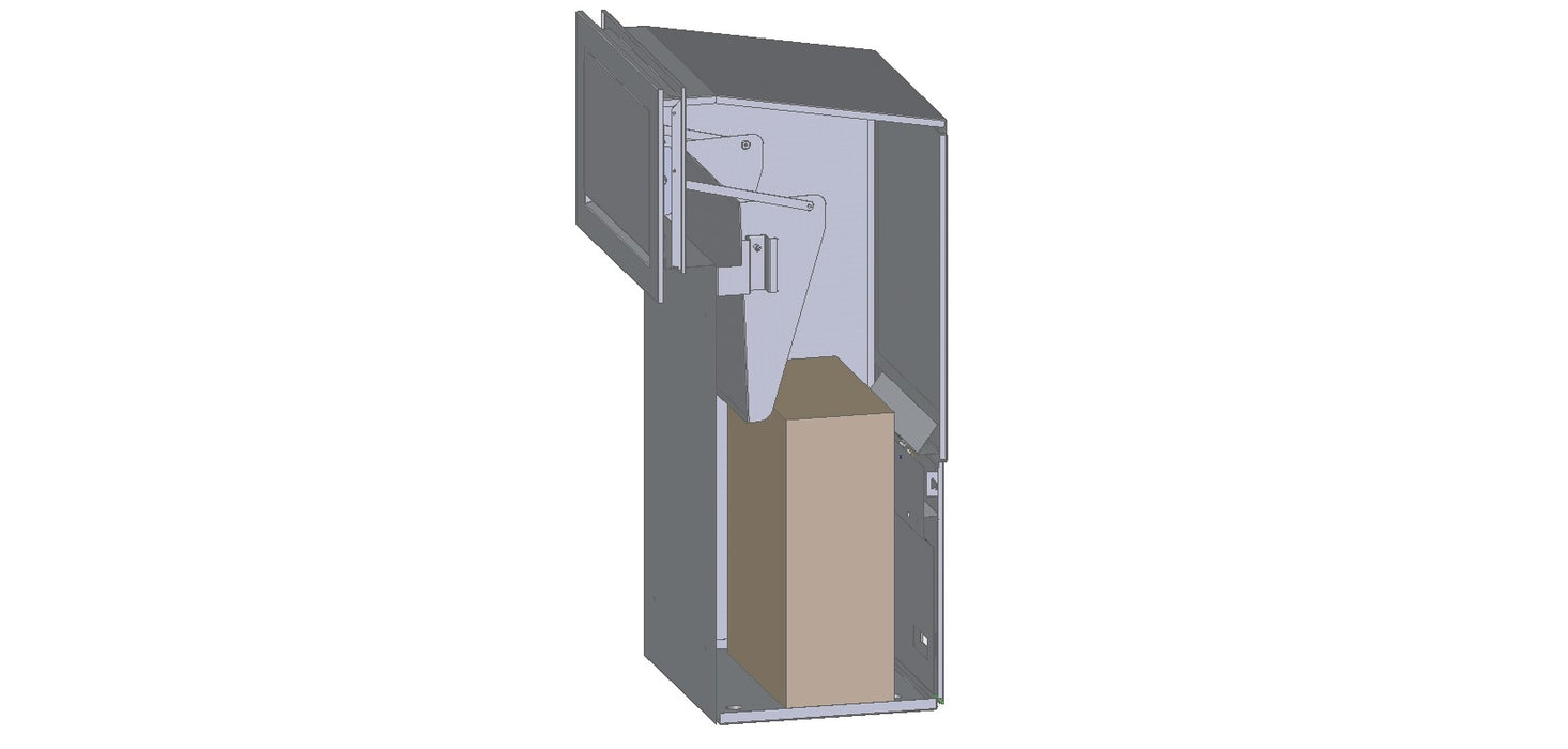 Sigma Paco VE2 - Rear Access Parcel Box for Gates and Fences