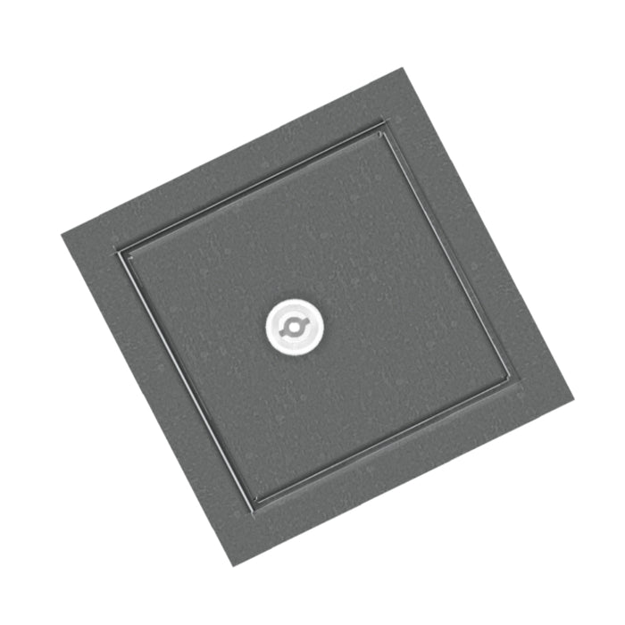 316L Stainless Steel Inspection Door Insulated Armaflex 19mm - Unpainted - 150x150mm