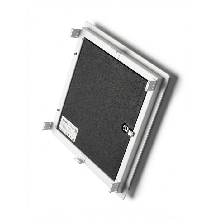 316L Lockable Stainless Steel Inspection Door Insulated Armaflex 19mm - White