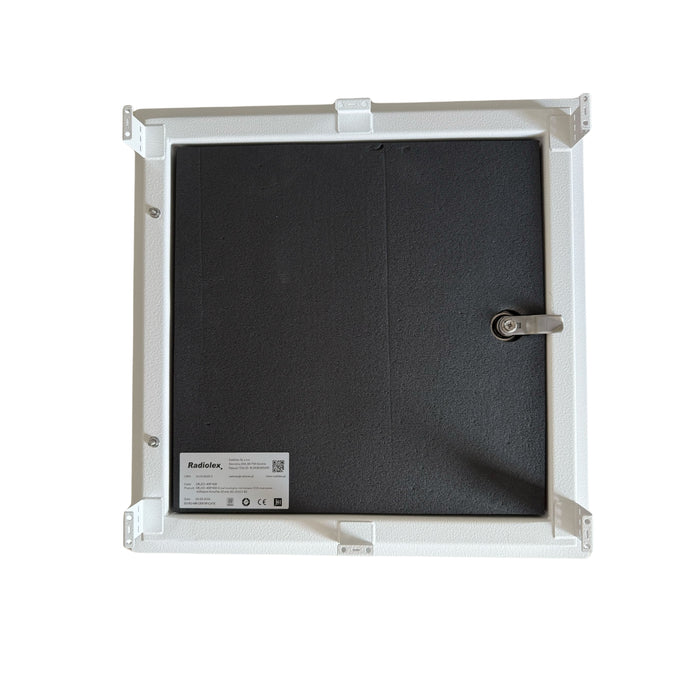 316L Lockable Stainless Steel Inspection Door Insulated Armaflex 19mm - White