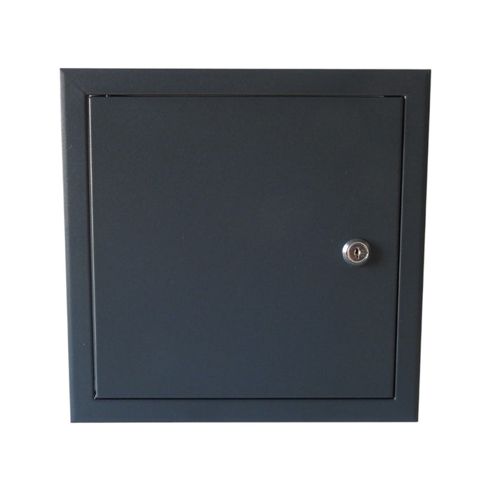 Lockable Metal Access Panel Inspection Hatch - Anthracite Grey - 500x500mm