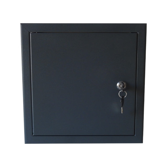 Lockable Metal Access Panel Inspection Hatch - Anthracite Grey - 500x500mm