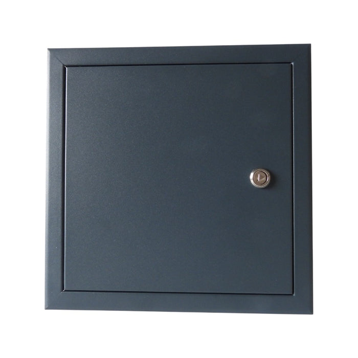 Steel Maintenance Access Panel Door with Triangle Lock - Anthracite Grey - All Sizes