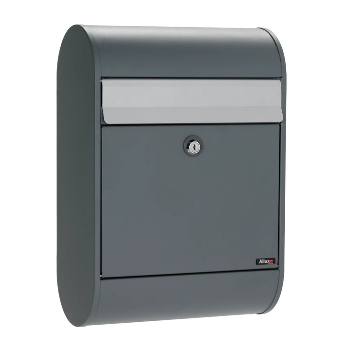 Lockable Post Box Wall Mounted Galvanised Steel Allux 5000