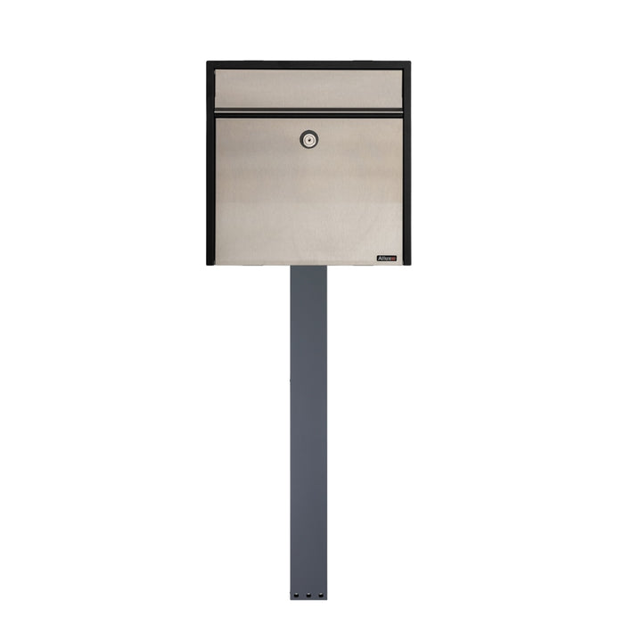 Free Standing Post Box Lockable Powder Coated - Allux 250