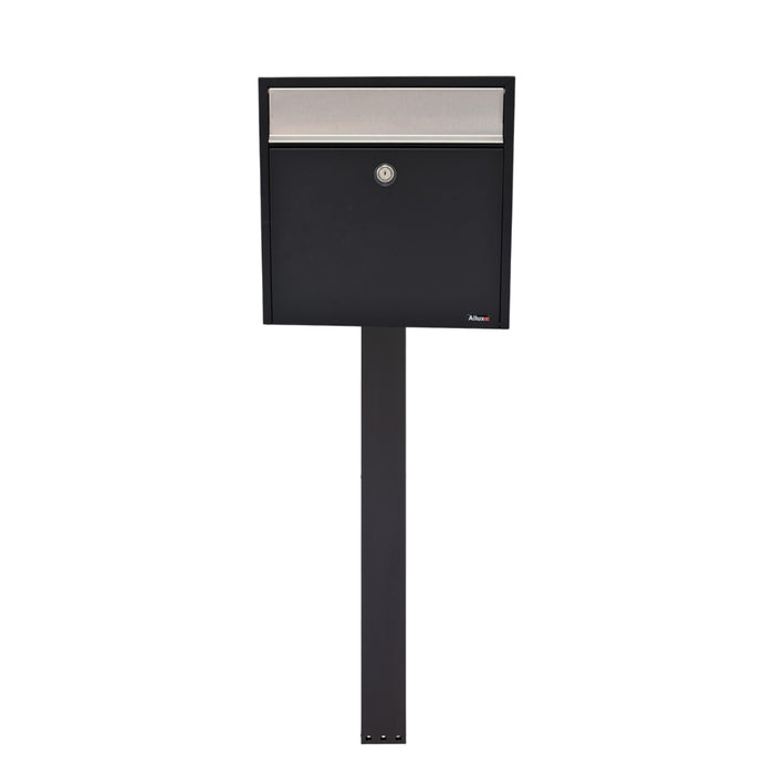 Free Standing Post Box Lockable Powder Coated - Allux 250