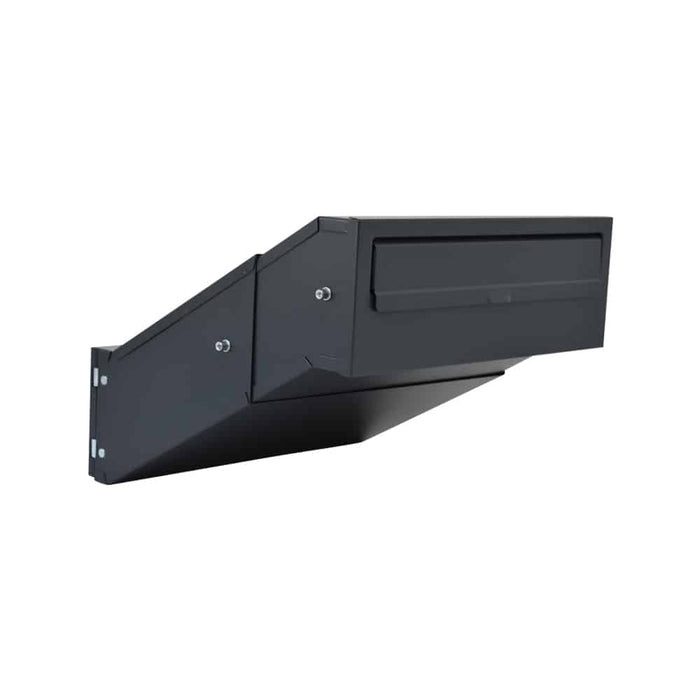 SM Through Wall Letterbox Locking Weatherproof Galvanised Steel