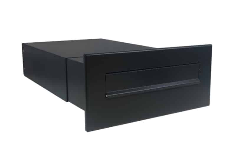 LBD-042 Telescopic Through Wall Letterbox 390-620mm – Powder Coated