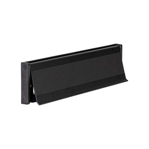 Black Letterbox Plate - Matt - Opened Side