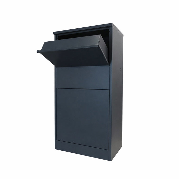 Built-In Parcel Drop Box – Buzzard TH Rear Access Recess-Mounted – Combination Lock – with Trim