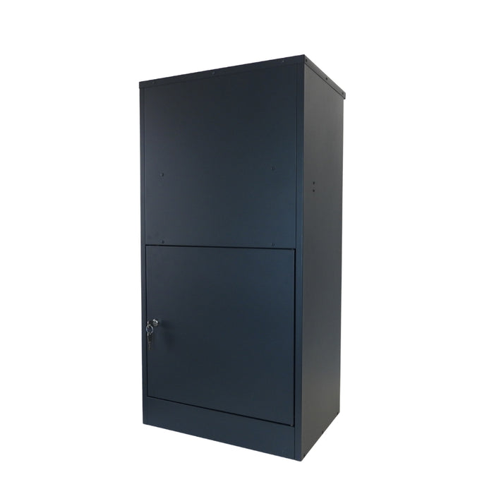 Built-In Parcel Drop Box – Buzzard TH Rear Access Recess-Mounted – Standard Lock – with Trim