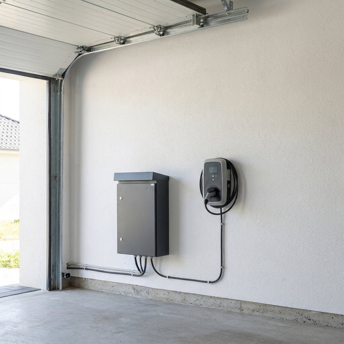 Outdoor Electrical Cabinet IP66 Weatherproof Enclosure – Gridhaus SZK-A Galvar - Anthracite Grey