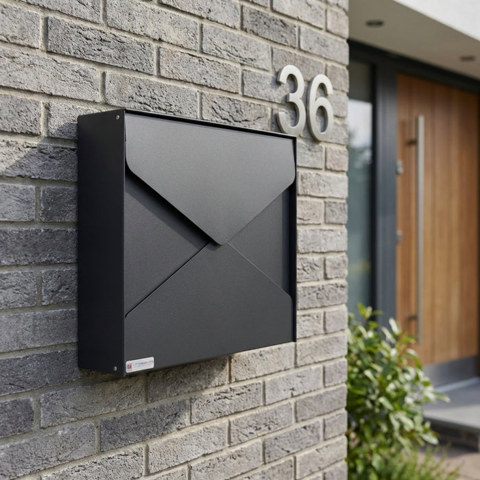 Wall Mounted Post Box Lockable Powder Coated Gavia