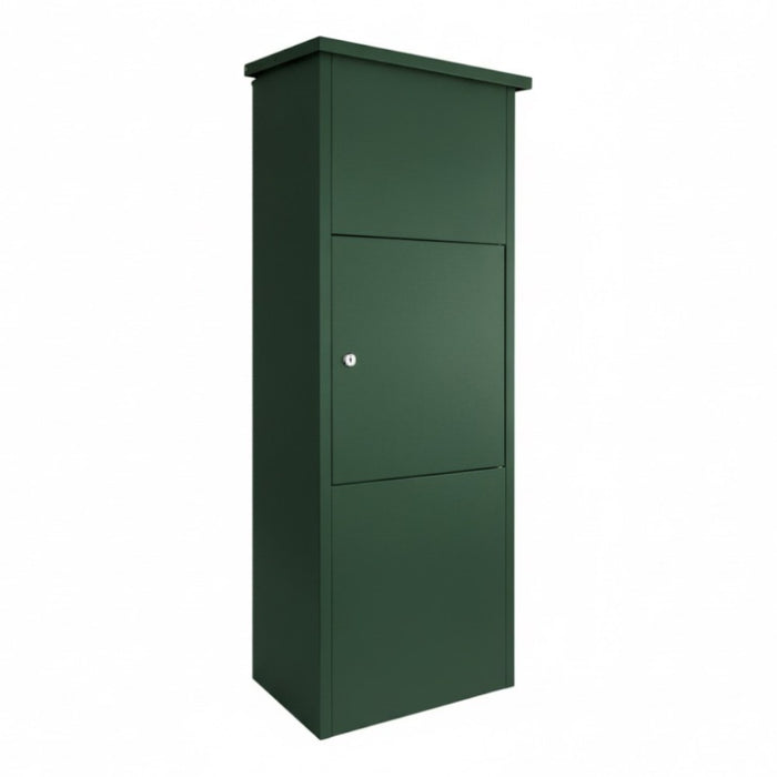 External Front Access Parcel Box Goldcrest Fir Green RAL 6009